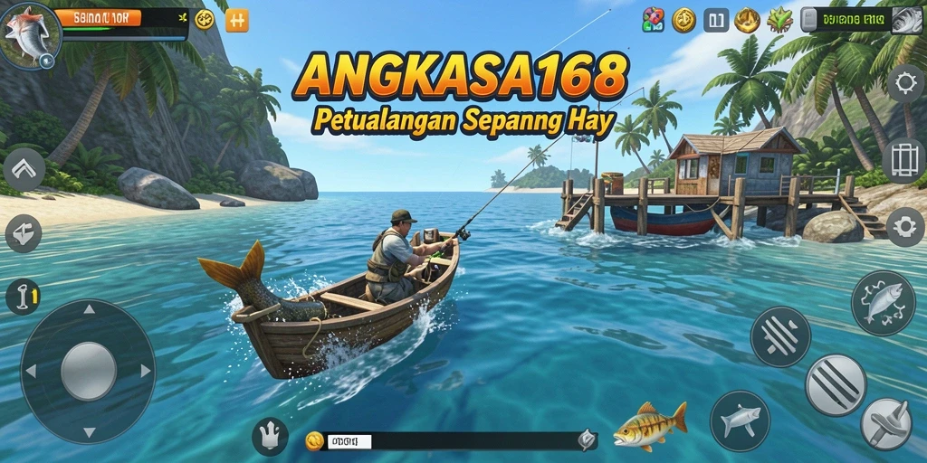 Tangkapan besar di ANGKASA168 saat memancing.