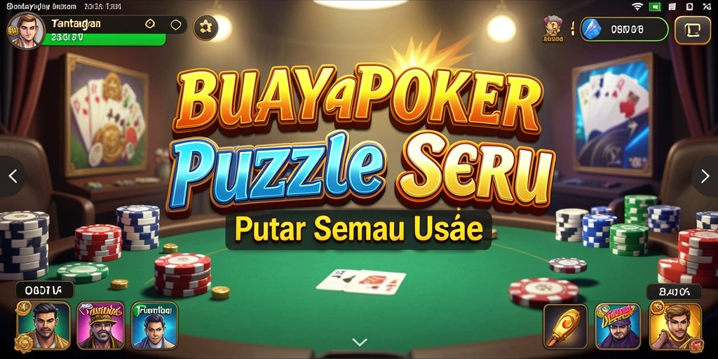 Screenshot gameplay BUAYAPOKER yang menampilkan tantangan Puzzle seru.
