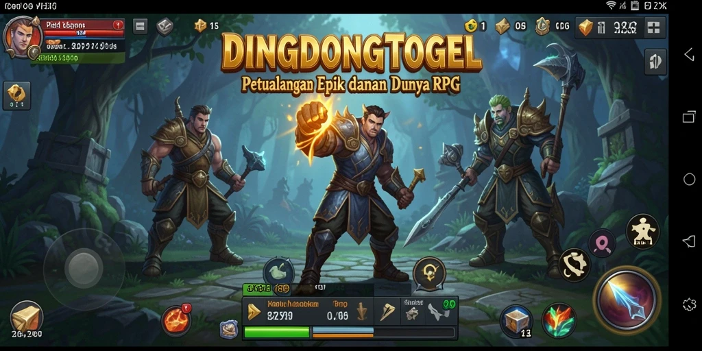 Tampilan gameplay menakjubkan DINGDONGTOGEL yang penuh aksi.