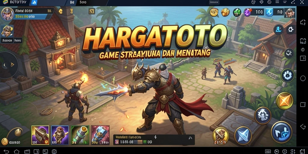 Tampilan menarik dari gameplay HARGATOTO yang penuh strategi dan tantangan.