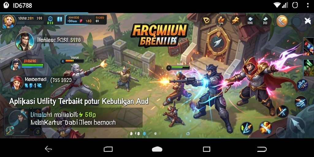 Tampilan antarmuka ID6788 yang intuitif dan modern.