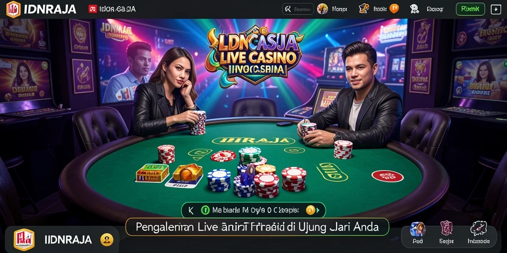 Gameplay Live Casino seru dengan dealer langsung dan berbagai pilihan permainan.