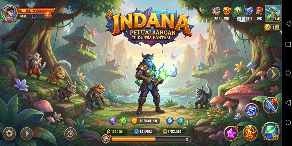 Tampilan gameplay menakjubkan INDAAA yang memikat dan penuh petualangan.