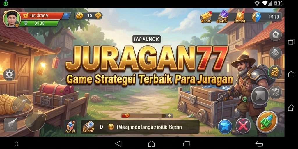 Screenshot menampilkan gameplay mendebarkan JURAGAN77 dengan berbagai strategi.