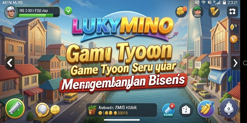 Tampilan gameplay LUKYMINO yang menarik dan interaktif.