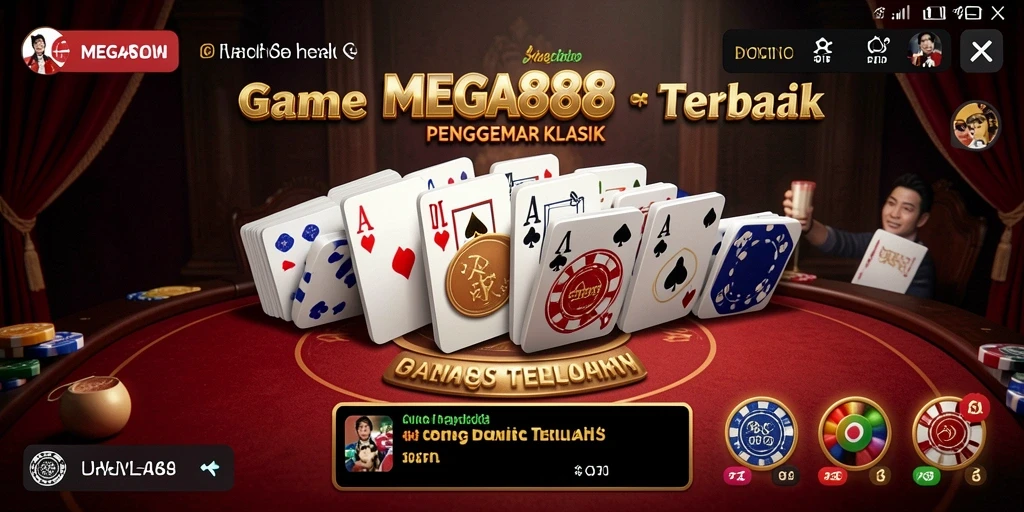 Tampilan gameplay seru di MEGA888 dengan suasana kompetitif.