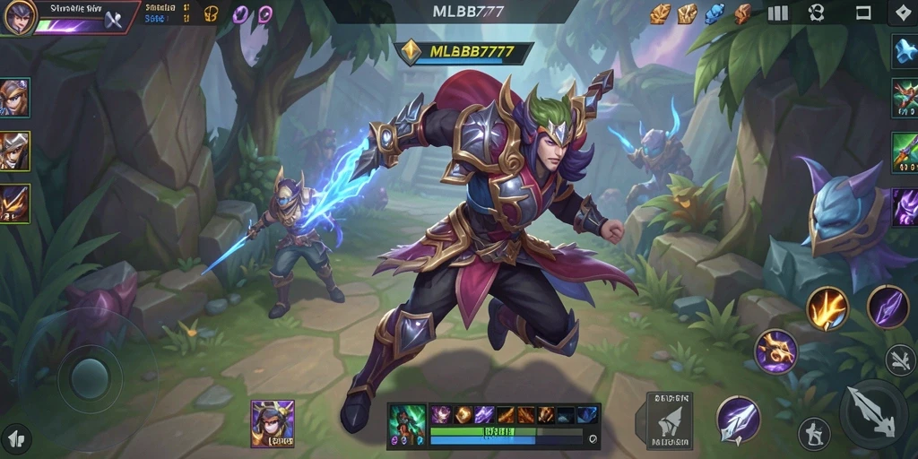 Tampilan gameplay MLBB777 yang seru dan interaktif.