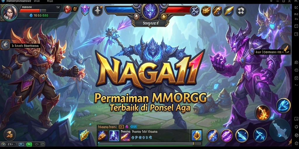 Gameplay menarik dalam dunia MMORPG yang luas dan beragam.