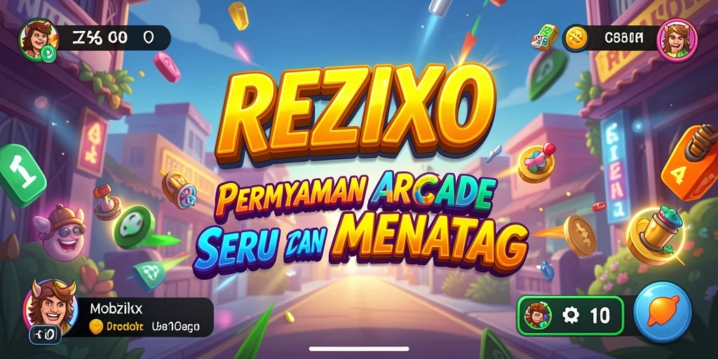 Tangkapan layar REZIXO menampilkan aksi gameplay yang seru