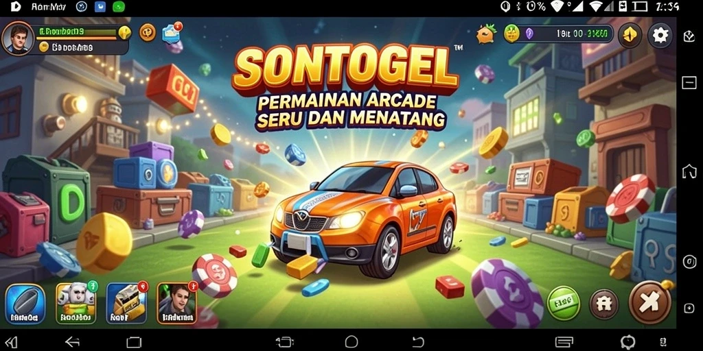 Tampilan menarik dari gameplay seru SONTOGEL.
