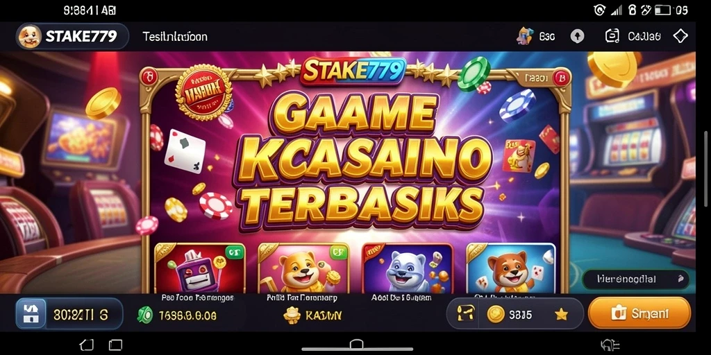 Tampilan gameplay Kasino yang menarik dan interaktif di STAKE779.