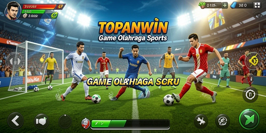 Tampilan gameplay seru dari TOPANWIN yang penuh aksi olahraga.